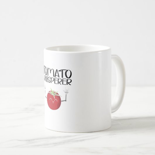 Tomato Whisperer Kaffeetasse (VorderseiteRechts)