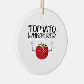 Tomato Whisperer Keramik Ornament (Rechts)