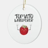 Tomato Whisperer Keramik Ornament (Links)