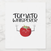 Tomato Whisperer Weinetikett (Einzelnes Label)