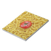 Tomato with fusilli pasta notizblock (Rotiert)