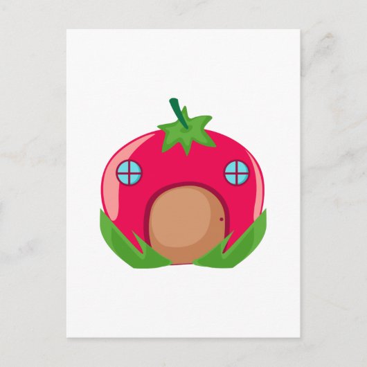 Tomato-Zuhause Postkarte (Vorderseite)