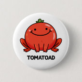 Tomatoad Funny Tomato Toad Puff Button (Vorderseite)