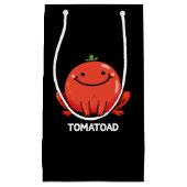 Tomatoad Funny Tomato Toad Puff Dark BG Kleine Geschenktüte (Vorderseite)