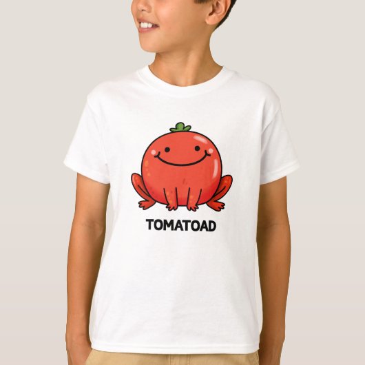 Tomatoad Funny Tomato Toad Puff T-Shirt (Vorderseite)