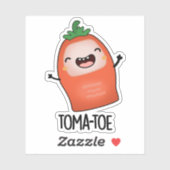 Tomatoe Funny Tomato Pub Aufkleber (Blatt)