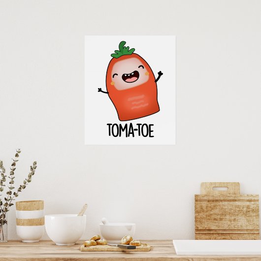 Tomatoe Funny Tomato Pub Poster (Küche)
