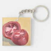 Tomatostudie Schlüsselanhänger (Rückseite)