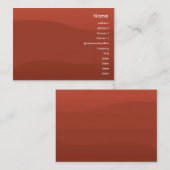 Tomatowave - mollig visitenkarte (Vorne/Hinten)