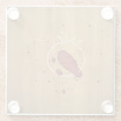 Tomatozid Chalk Kontur Blutspatterkriminalität Sze Glasuntersetzer (Rückseite)