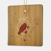 Tomatozid Chalk Kontur Blutspatterkriminalität Sze Keramikornament (Links)