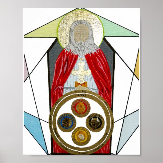 Tomb des Christlichen Rosenkreutz Poster (Vorne)