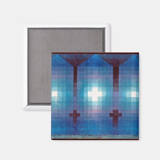 Tomb in Three, Klee Magnet (Vorderseite/Rückseite)