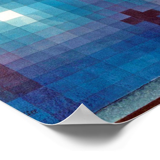 Tomb in Three, Klee Poster (Ecke)