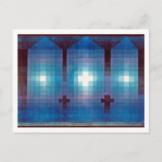 Tomb in Three, Klee Postkarte (Vorderseite)