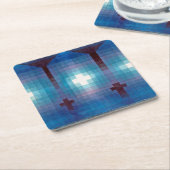 Tomb in Three, Klee Rechteckiger Pappuntersetzer (angewinkelt)