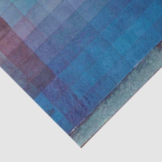 Tomb in Three, Klee Seidenpapier (Ausschnitt)