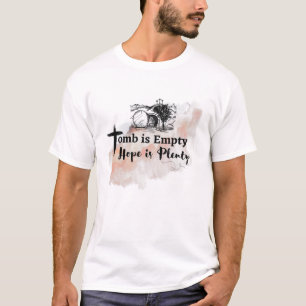 Tomb ist leere Hoffnung ist viel Aquarell Ostertag T-Shirt