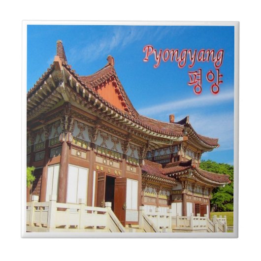 Tomb King Tongmy, PYONGYANG, Nordkorea, Fliese (Vorderseite)