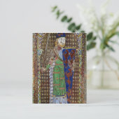 Tomb-Plakette von Geoffrey Plantagenet Postkarte (Stehend Vorderseite)