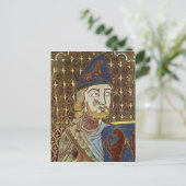 Tomb-Plakette von Geoffrey Plantagenet Postkarte (Stehend Vorderseite)