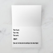 Tomb Stone Einladungskarte (Innenseite)