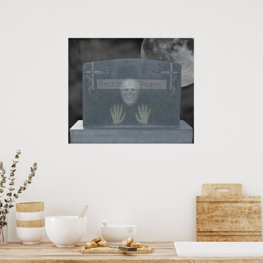 Tomb Stone Poster (Küche)