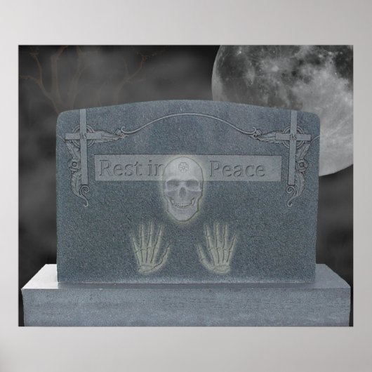 Tomb Stone Poster (Vorne)