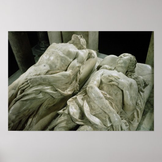 Tomb von Catherine de Medici und Henri II Poster (Vorne)