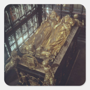 Tomb von Henry VII und seiner Ehefrau Quadratischer Aufkleber