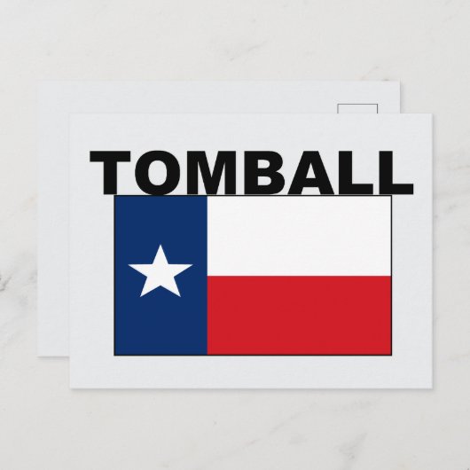Tomball, X Postkarte (Vorne/Hinten)