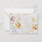 Tombola für botanische Krandusche Mitteilungskarte (Rückseite)