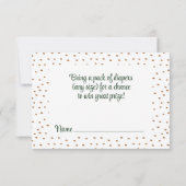 Tombola für Hochlandkuh RSVP Karte (Rückseite)