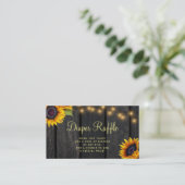 Tombola-Kinderdusche Begleitkarte (Stehend Vorderseite)