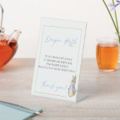 Tombola Peter Kaninchen Sockelschild (In SItu)