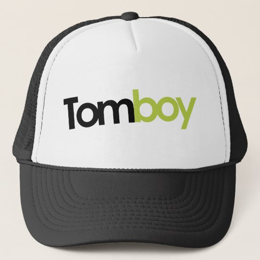 Tomboy Magazine Logo Trucker Cap Truckerkappe (Vorderseite)