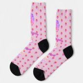 Tomboy Pink Boho Socken (Linkes Detail)