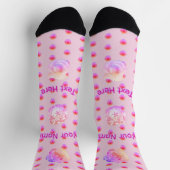 Tomboy Pink Boho Socken (Oben)