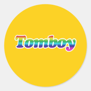 TOMBOY-STOLZ RUNDER AUFKLEBER