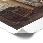 Tombs of the Knights Templar, c.1820-39 (aquatint) Poster (Ecke)