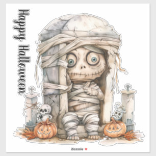 Tombside Trouble - Mama Mischief & Mini Monster Aufkleber