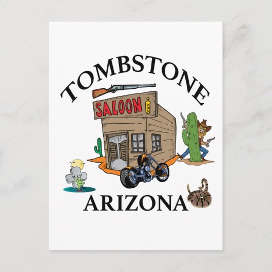 Tombstone, Arizona Postkarte (Vorderseite)