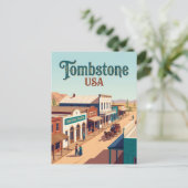 Tombstone USA Postkarte (Stehend Vorderseite)