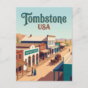 Tombstone USA Postkarte