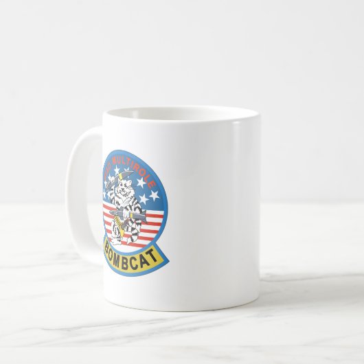 Tomcat f-14 bombcat kaffeetasse (Vorderseite Links)