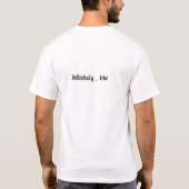 Tomcat, Foto, Funny Text Front & Back, Anpassen, T-Shirt (Rückseite)