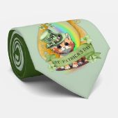 Tomcat Happy St. Patrick's Day Krawatte (Gerollt)