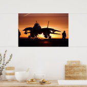 Tomcat im Golf von Alaska Poster (Küche)