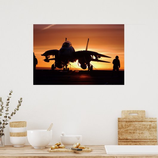 Tomcat im Golf von Alaska Poster (Küche)