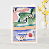 Tomcat Turf, Paul Klee Karte (Gelbe Blume)